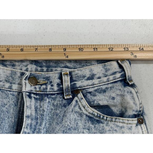 Vintage Womens Lee Jeans Size 26x28 Stonewash Tapered High Rise Rigid 80s - Picture 7 of 8